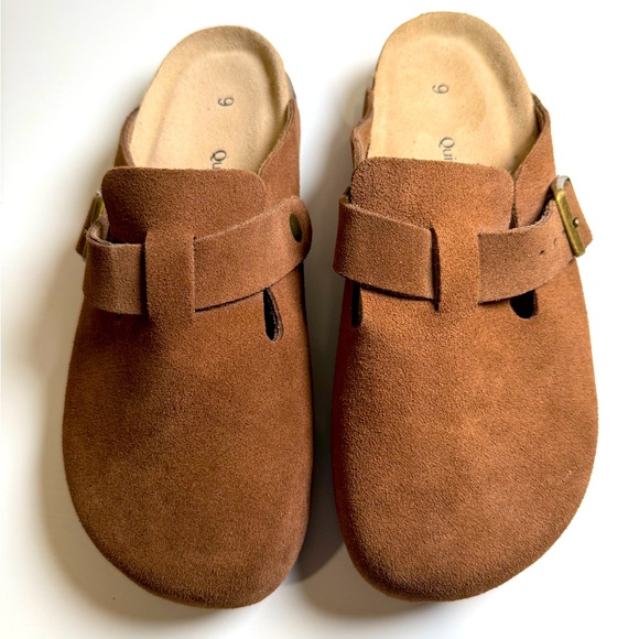 Quince waterproof suede clog/mule 9 NWT - Picture 1 of 9